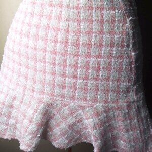 SHEIN MEDIUM PINK SHABBY CHIC SKIRT